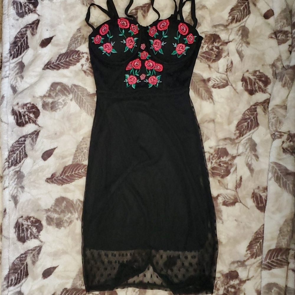 Floral top dress